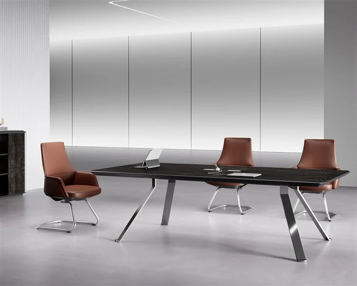 Industrial Style Conference Table For Executive Meeting Spaces