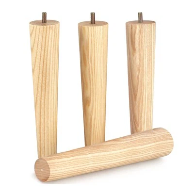 Ножки стола из утолщенной древесины из массива дерева